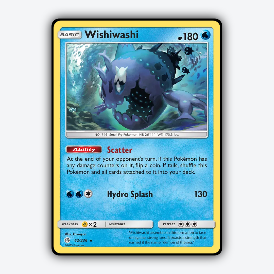 Wishiwashi 062/236 - Cosmic Eclipse Set - Card Rug