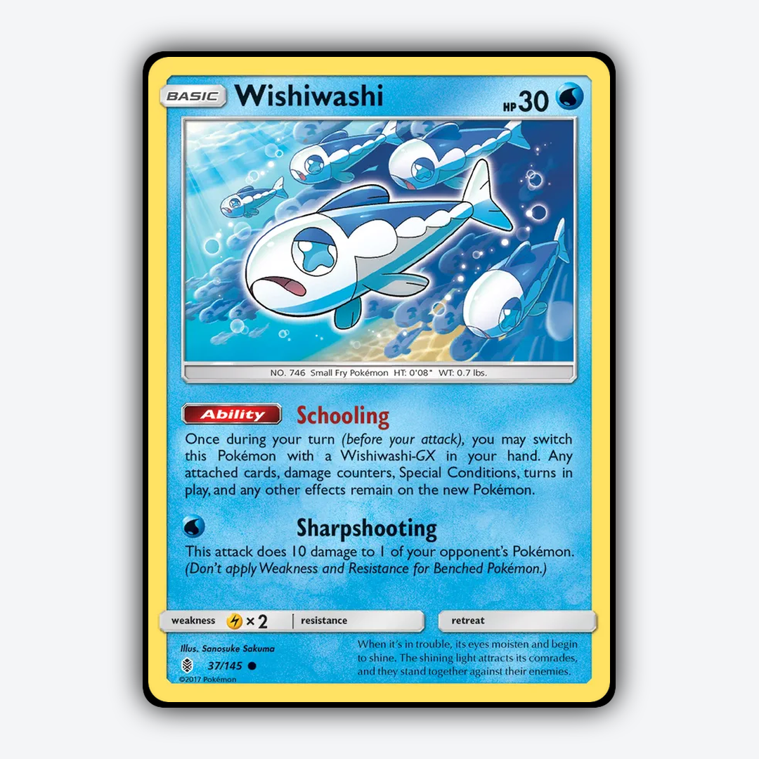 Wishiwashi 037/145 - Guardians Rising Set - Card Rug