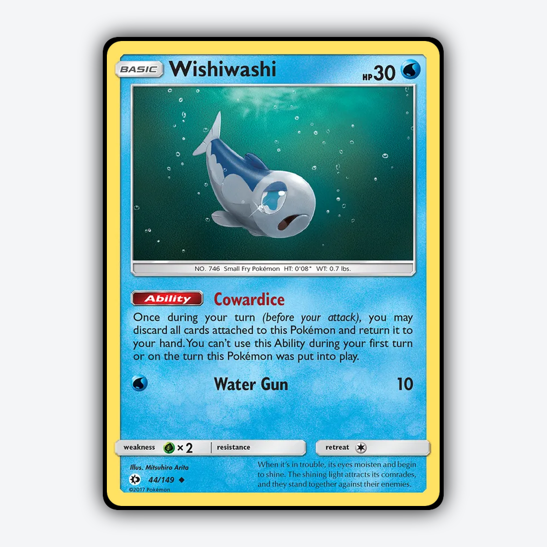 Wishiwashi 044/149 - Sun & Moon Set - Card Rug