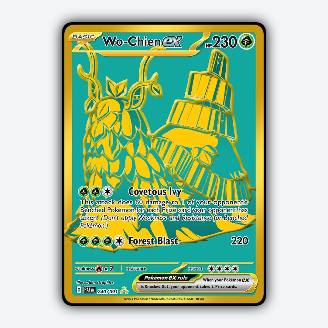 Wo-Chien ex #240 - Paldean Fates Set - Card Rug