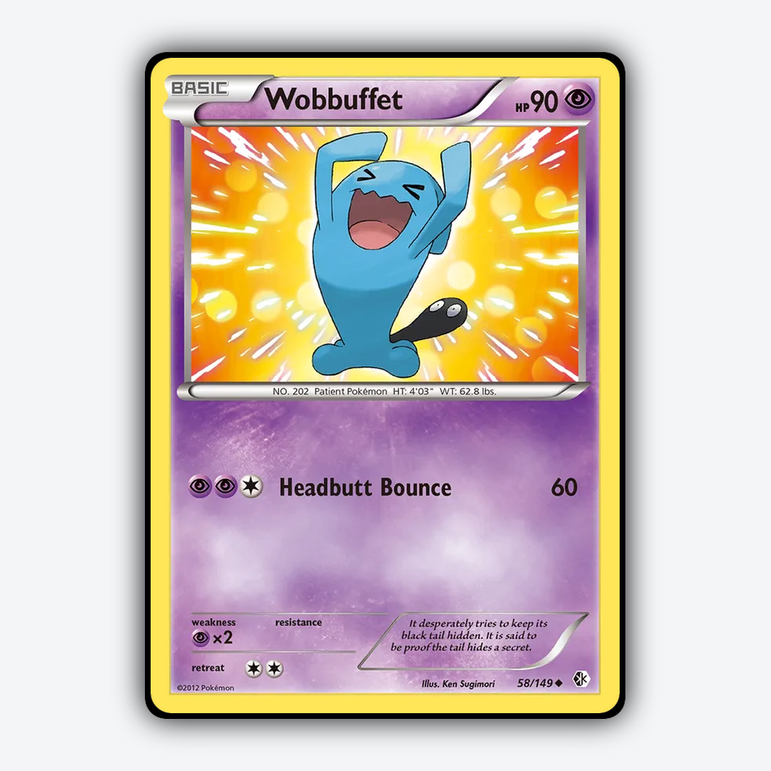 Wobbuffet 058/149 - Boundaries Crossed Set - Card Rug