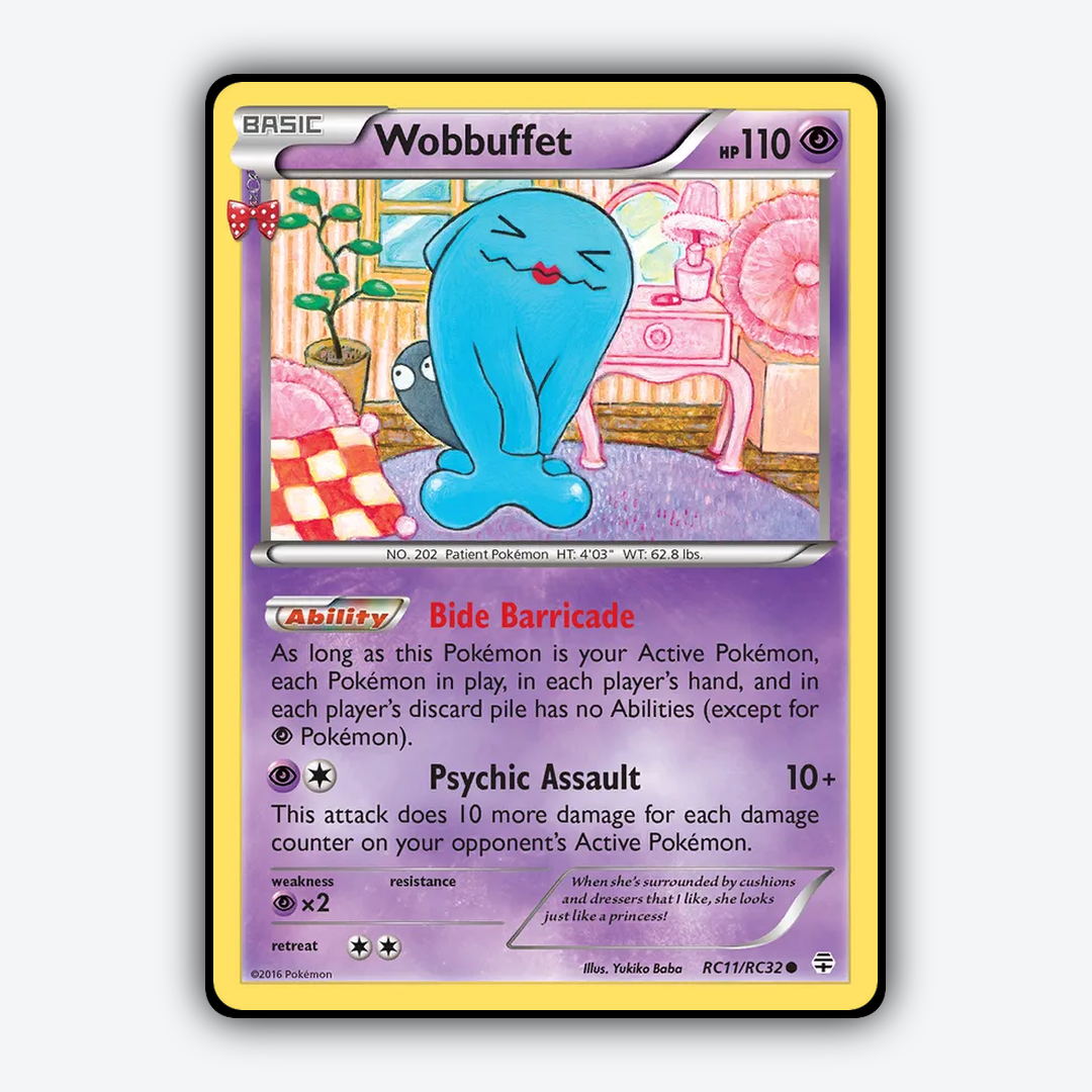 Wobbuffet RC011 - Generations Set - Card Rug