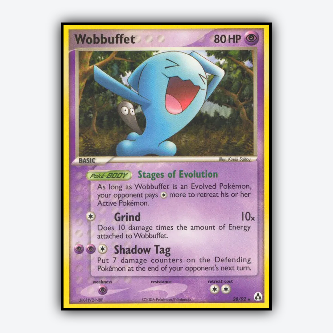 Wobbuffet 028/92 - Legend Maker Set - Card Rug