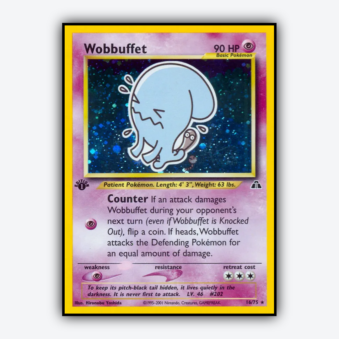Wobbuffet 016/75 - Neo Discovery Set - Card Rug