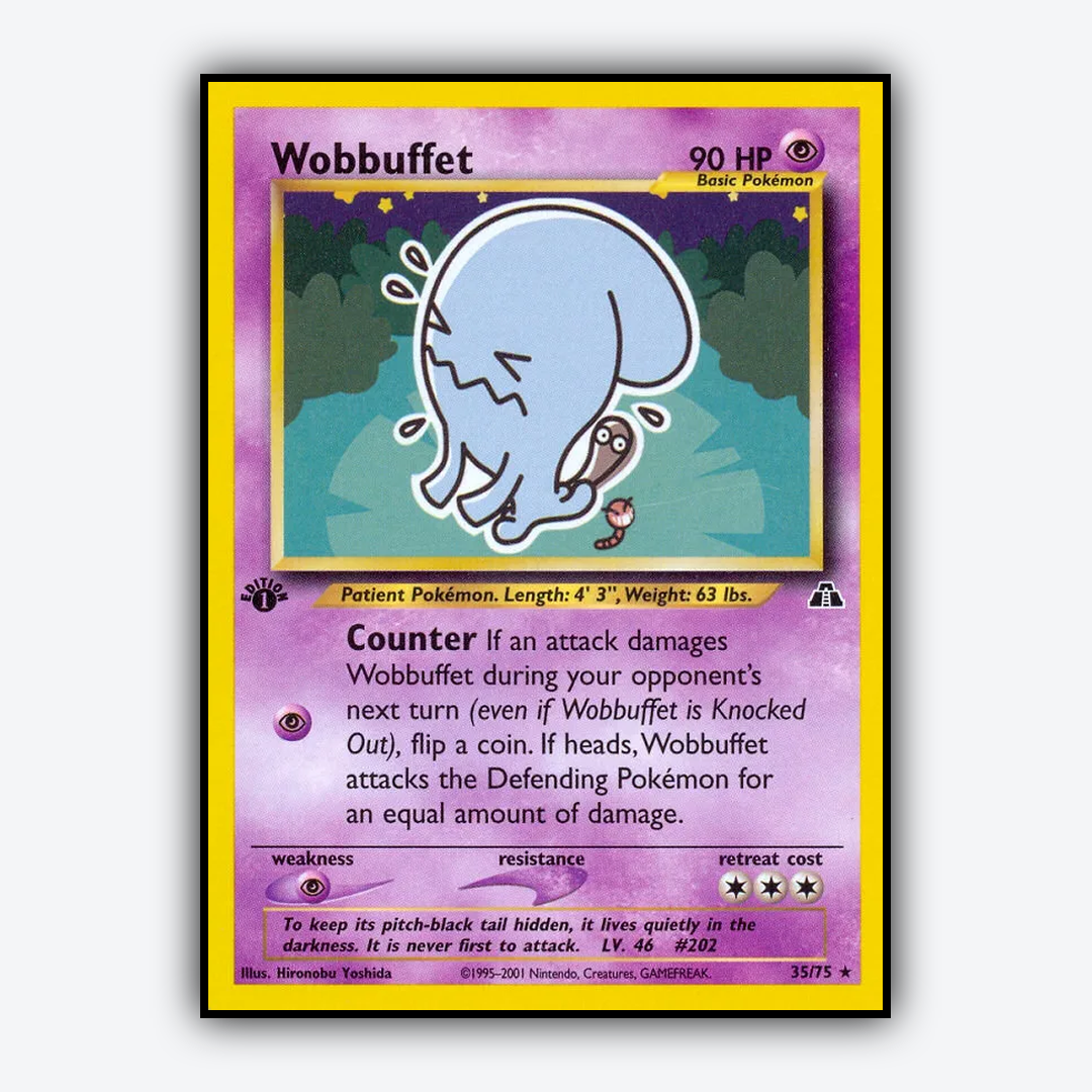 Wobbuffet 035/75 - Neo Discovery Set - Card Rug