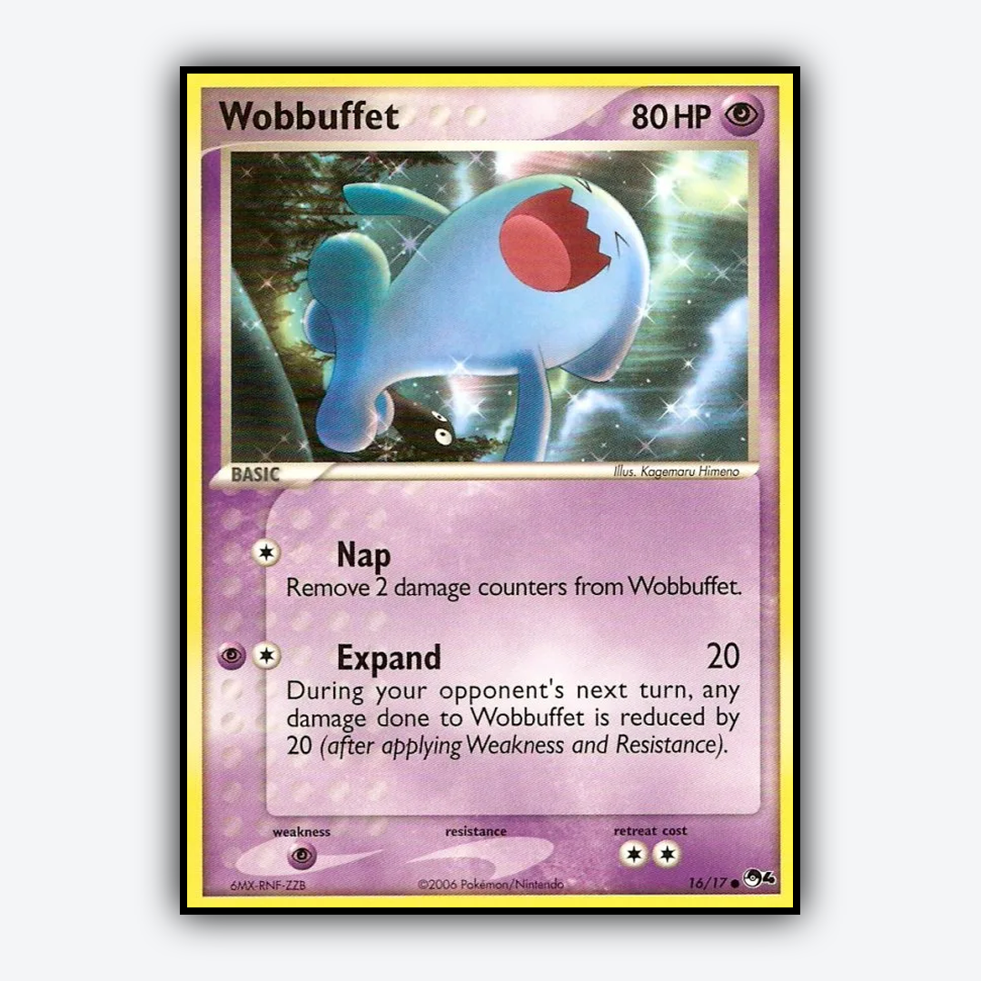 Wobbuffet 016/17 - POP Series 4 Set - Card Rug