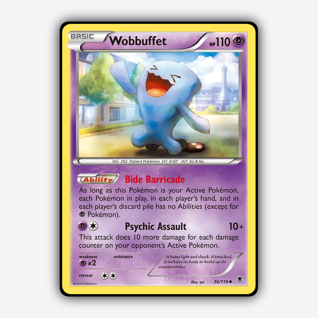 Wobbuffet 036/119 - Phantom Forces Set - Card Rug