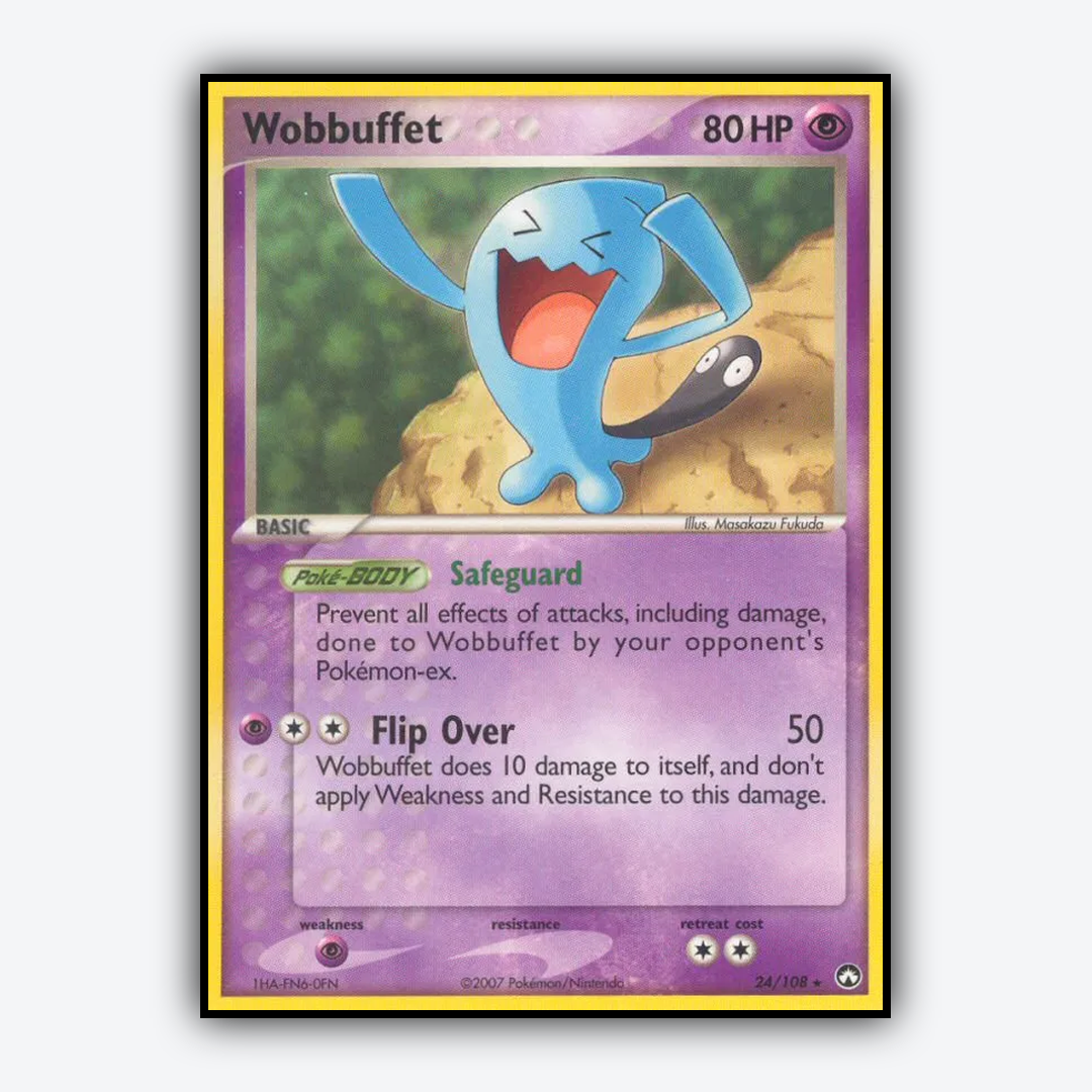 Wobbuffet 024/108 - Power Keepers Set - Card Rug
