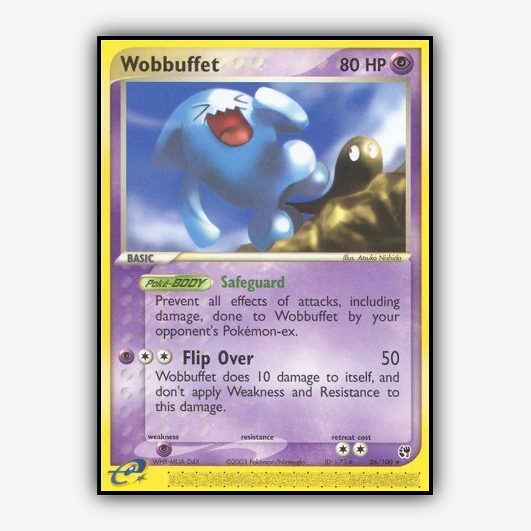 Wobbuffet 026/100 - Sandstorm Set - Card Rug