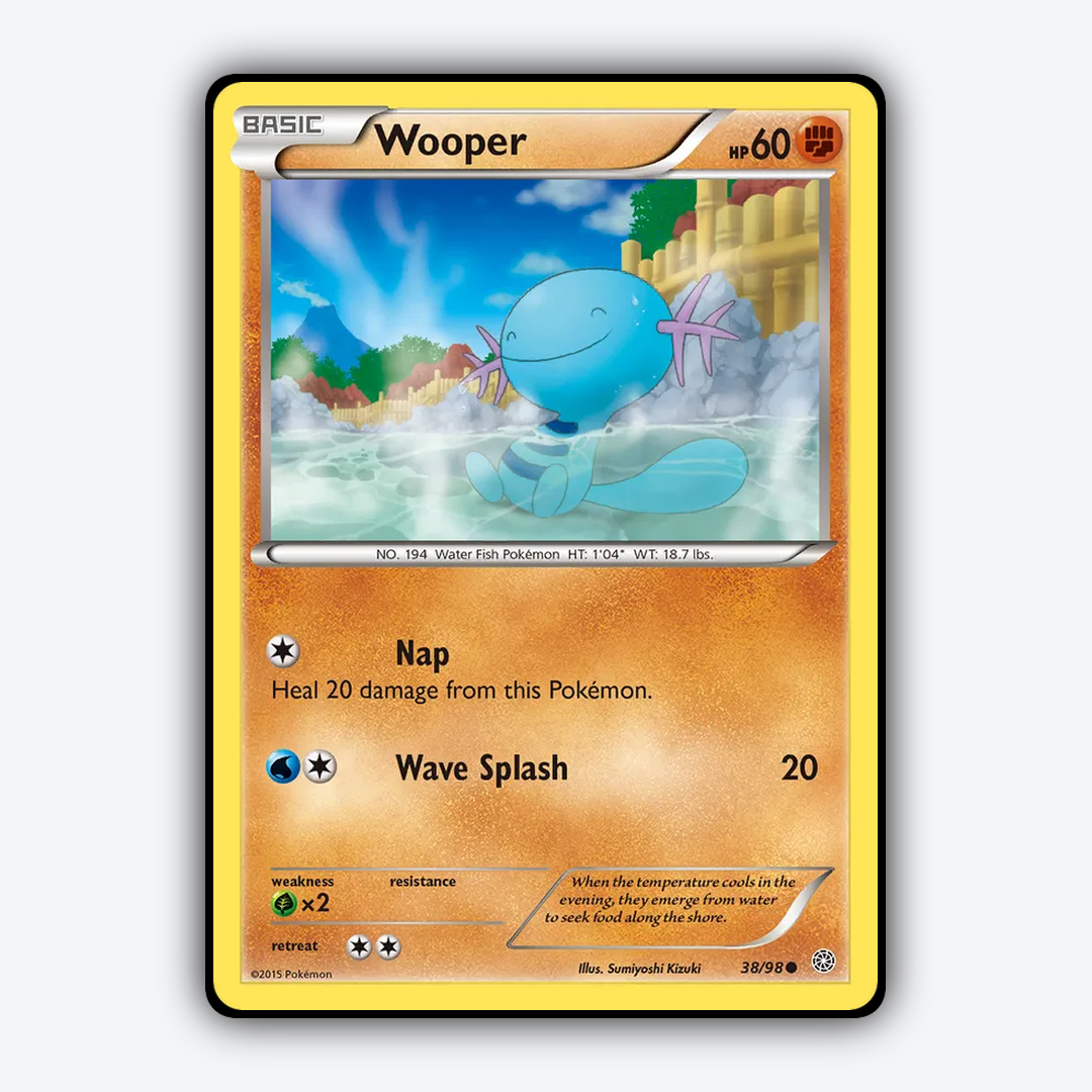 Wooper 038/98 - Ancient Origins Set - Card Rug