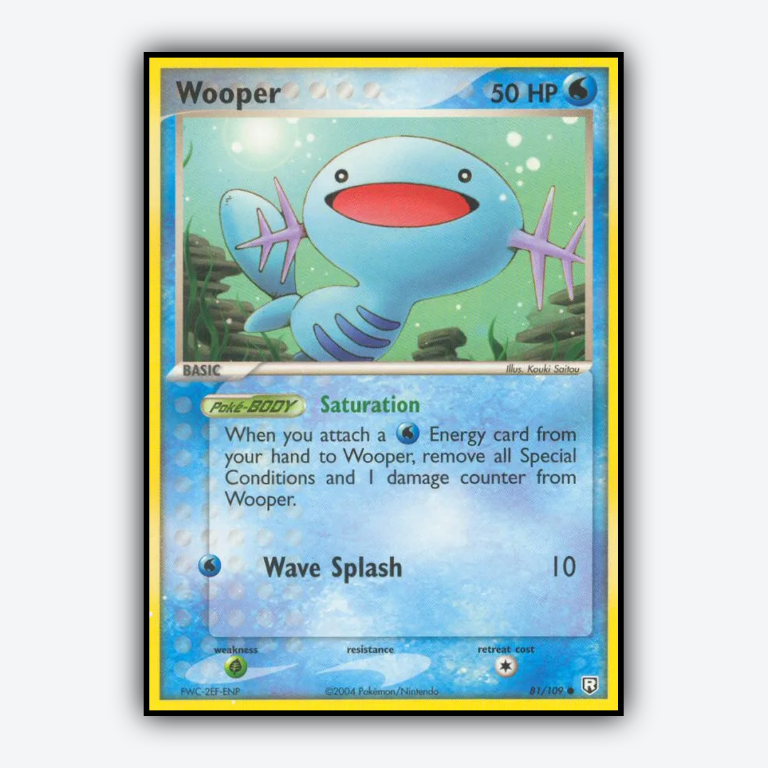Wooper 081/109 - Team Rocket Returns Set - Card Rug