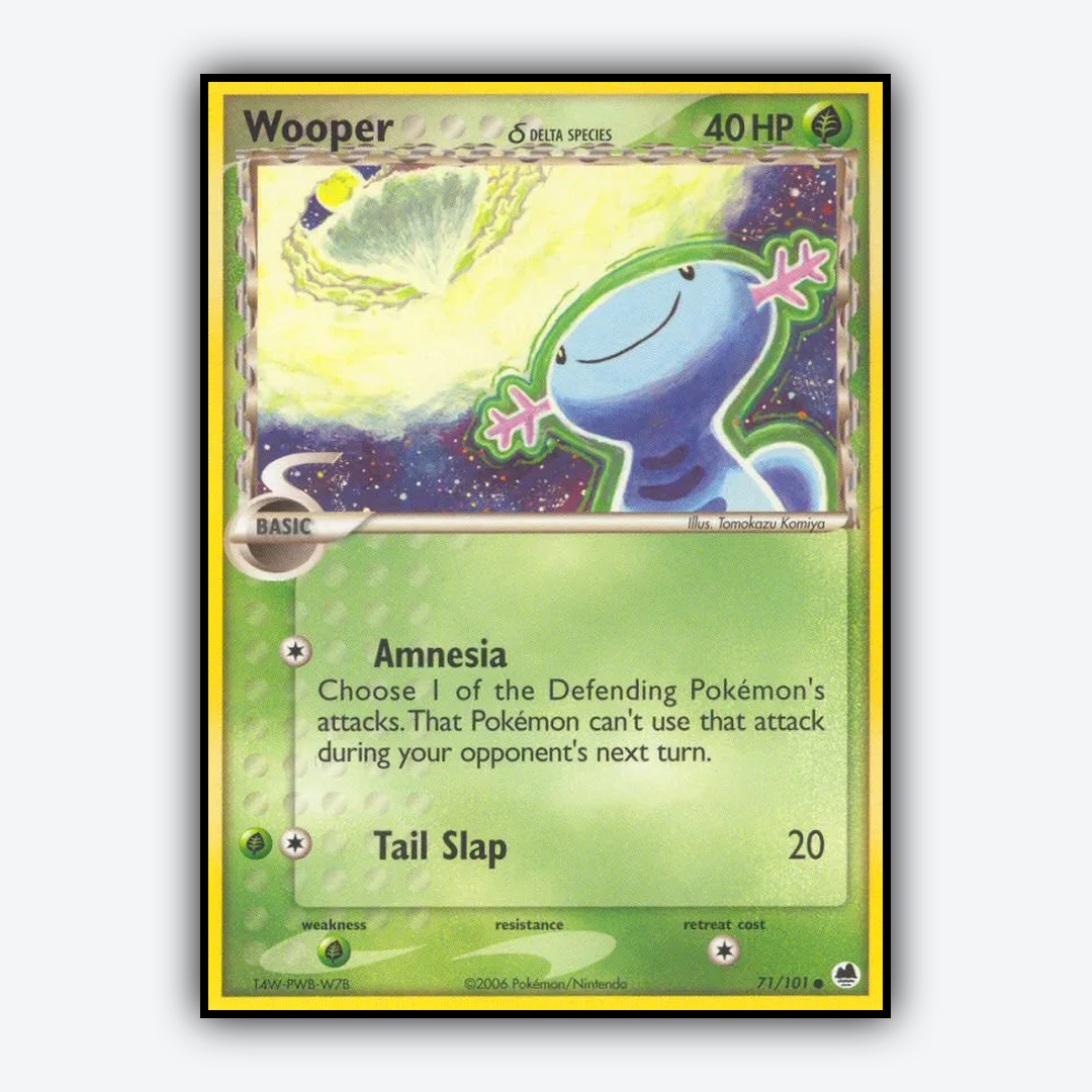 Wooper δ 071/101 - Dragon Frontiers Set - Card Rug