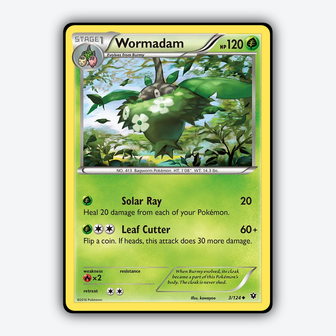 Wormadam 003/124 - Fates Collide Set - Card Rug