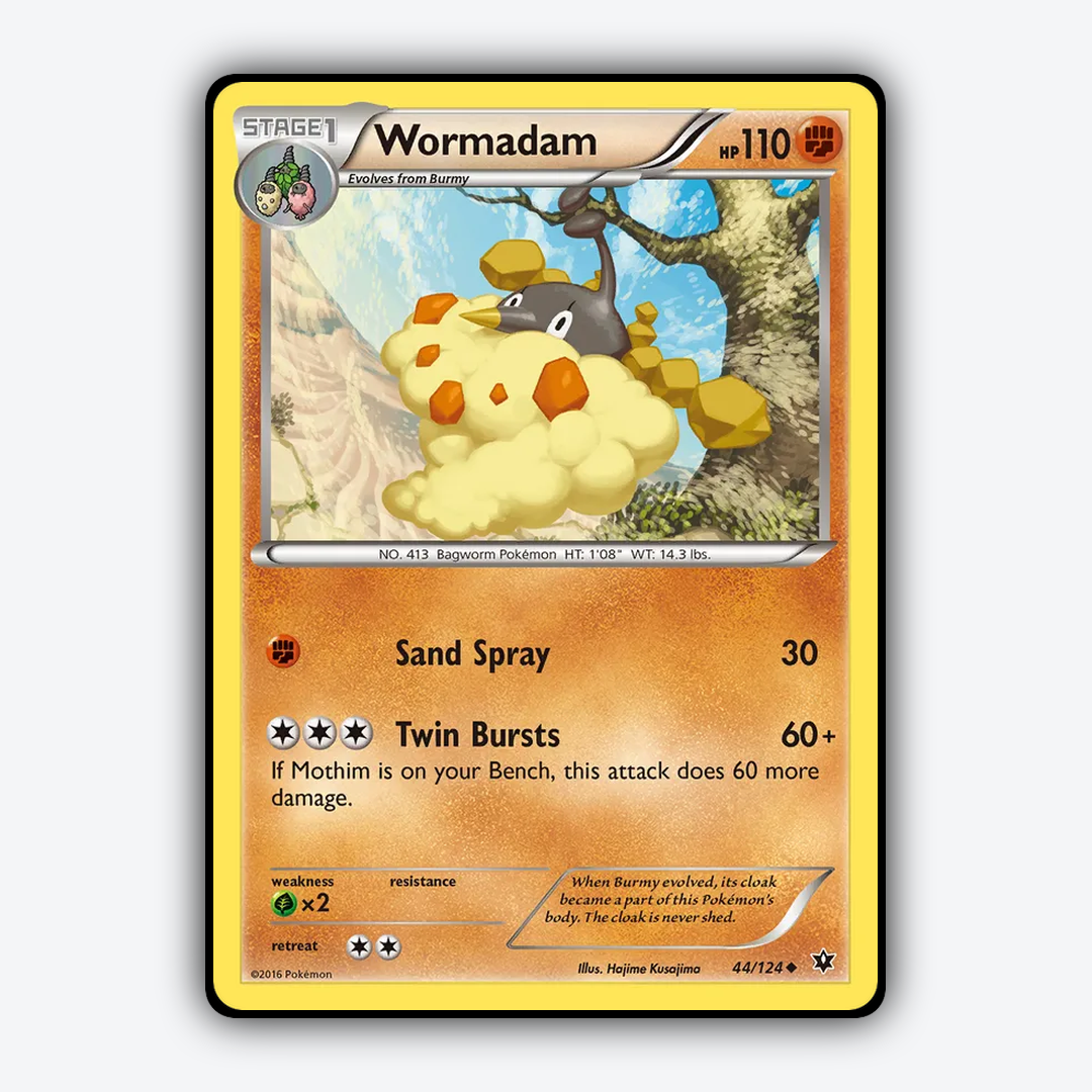 Wormadam 044/124 - Fates Collide Set - Card Rug