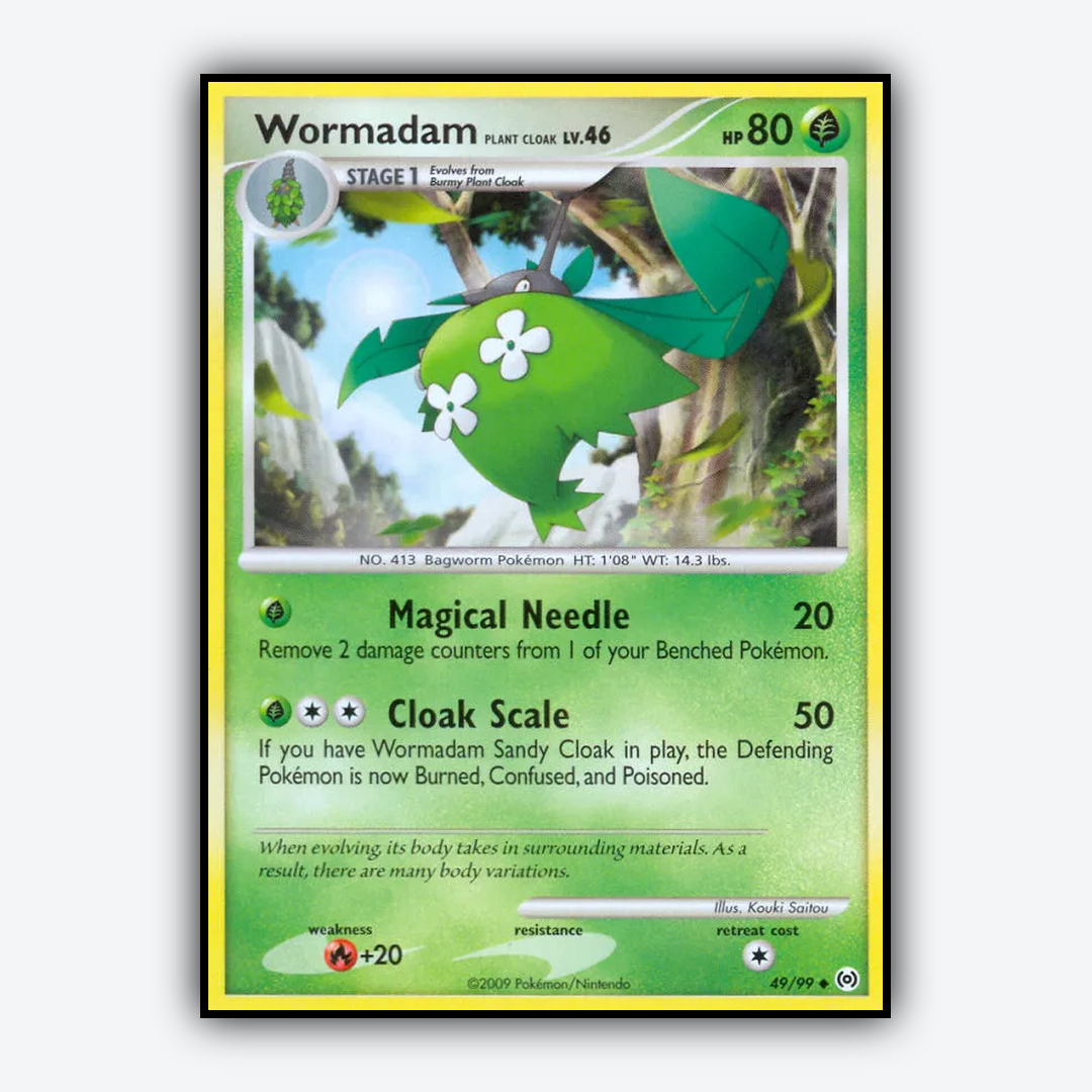 Wormadam Plant Cloak 049/99 - Arceus Set - Card Rug