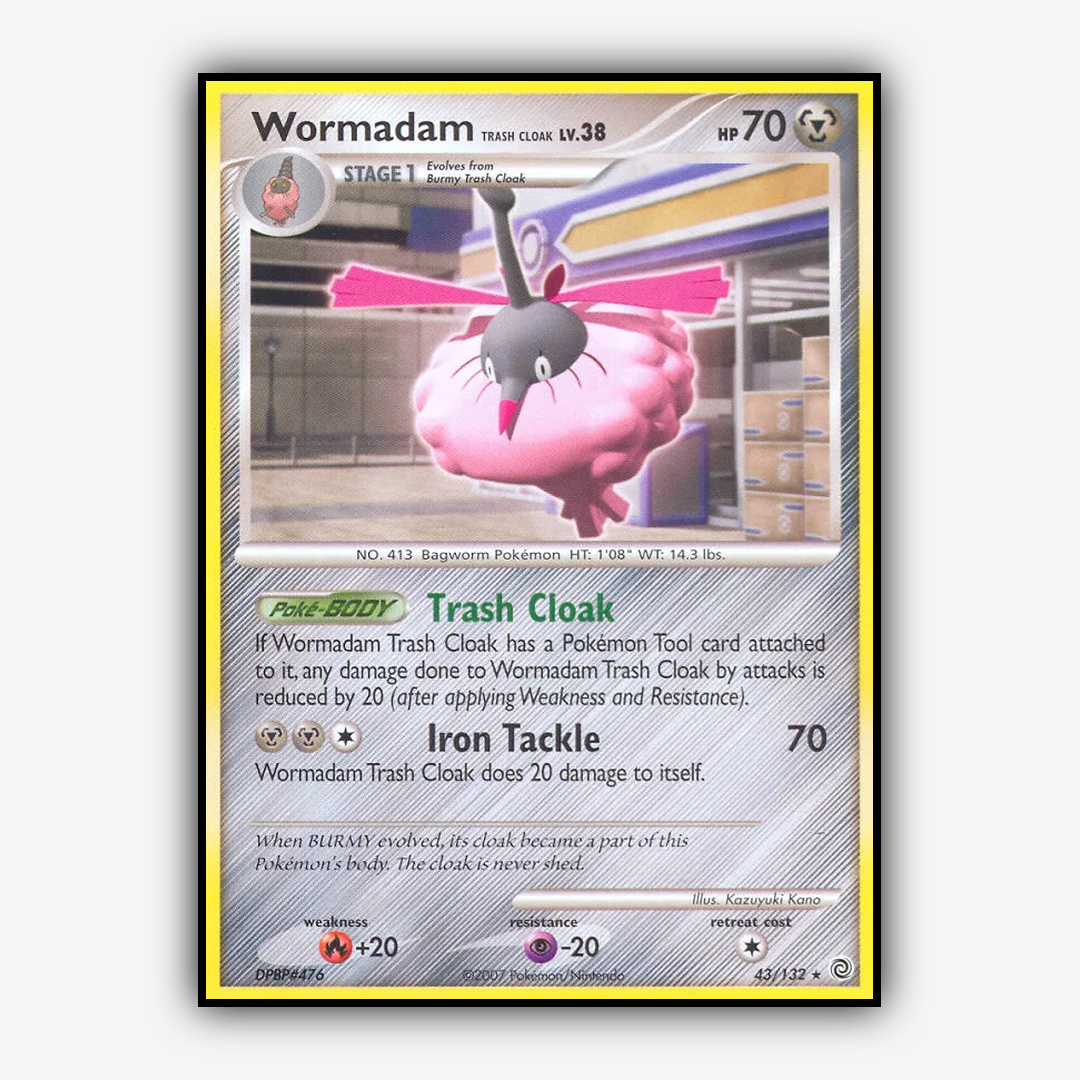 Wormadam Trash Cloak 043/132 - Secret Wonders Set - Card Rug