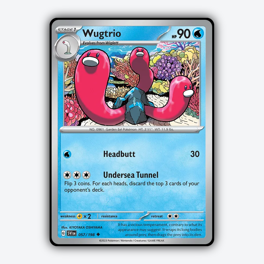 Wugtrio 057/198 - Scarlet & Violet Set - Card Rug