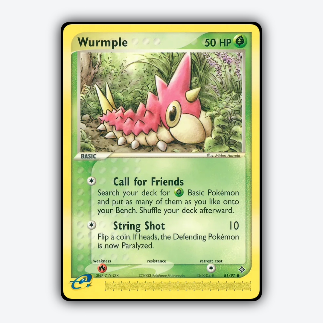 Wurmple 081/97 - Dragon Set - Card Rug