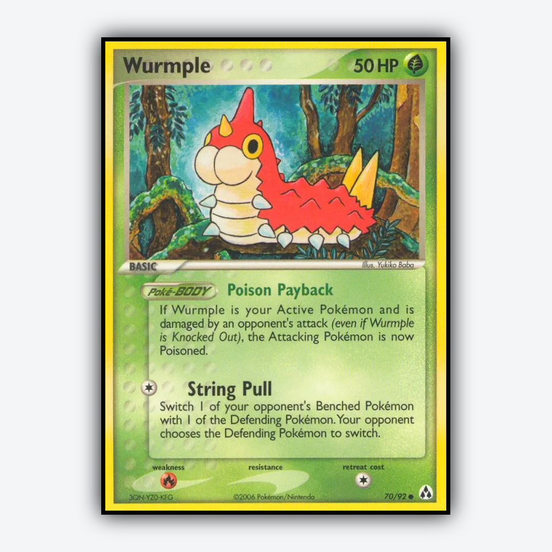 Wurmple 070/92 - Legend Maker Set - Card Rug