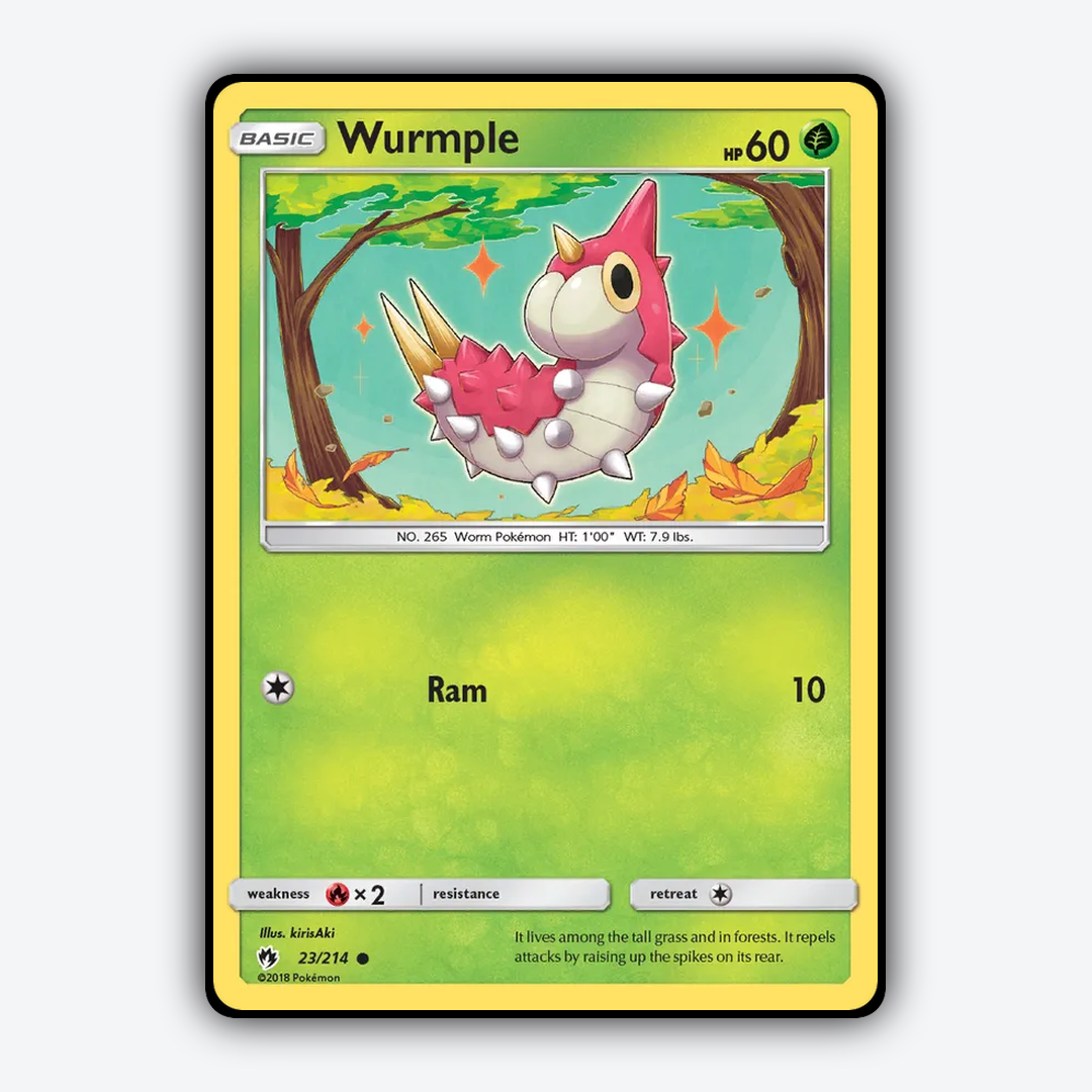 Wurmple 023/214 - Lost Thunder Set - Card Rug