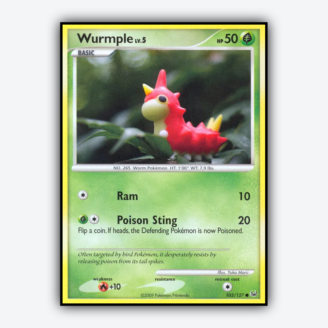 Wurmple 103/127 - Platinum Set - Card Rug