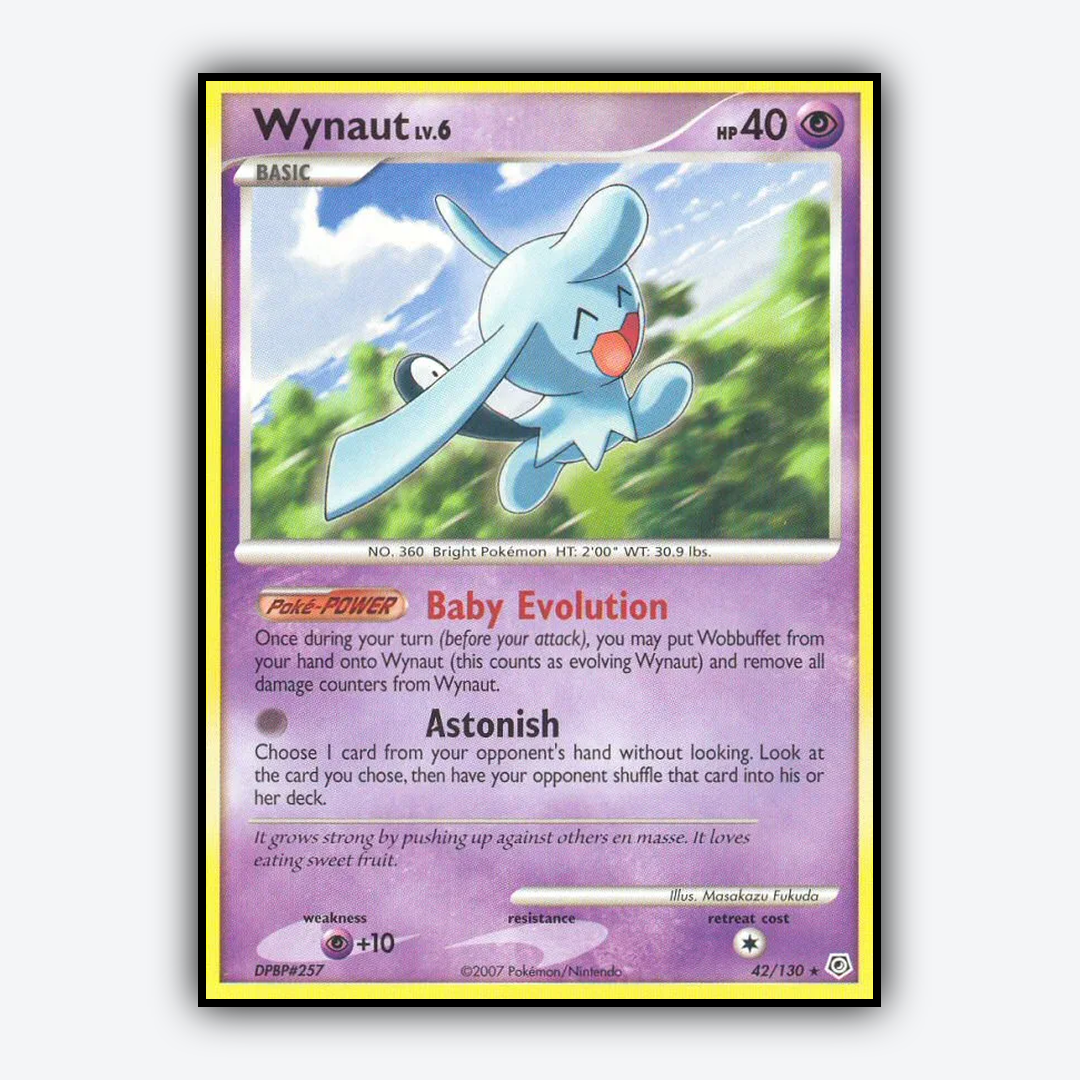 Wynaut 042/130 - Diamond & Pearl Set - Card Rug