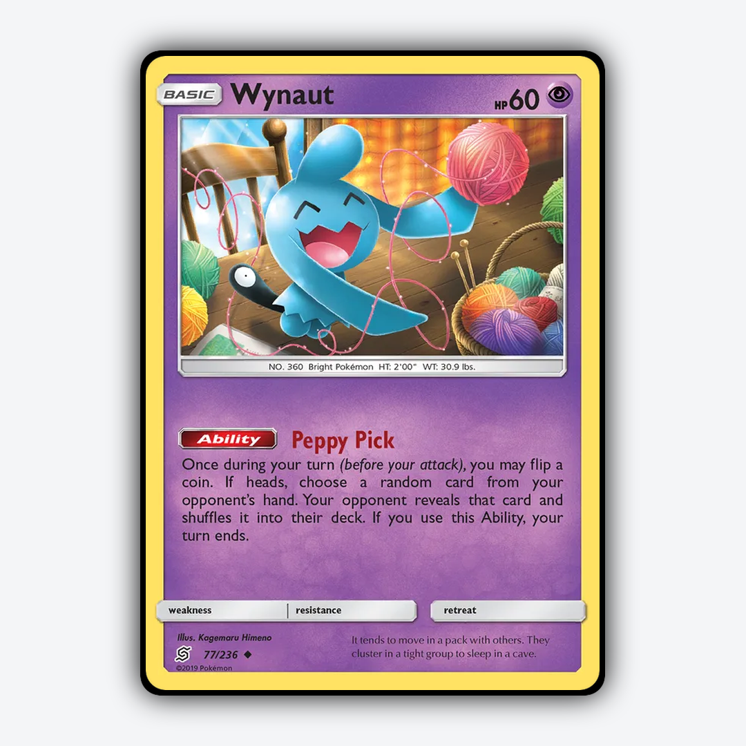 Wynaut 077/236 - Unified Minds Set - Card Rug