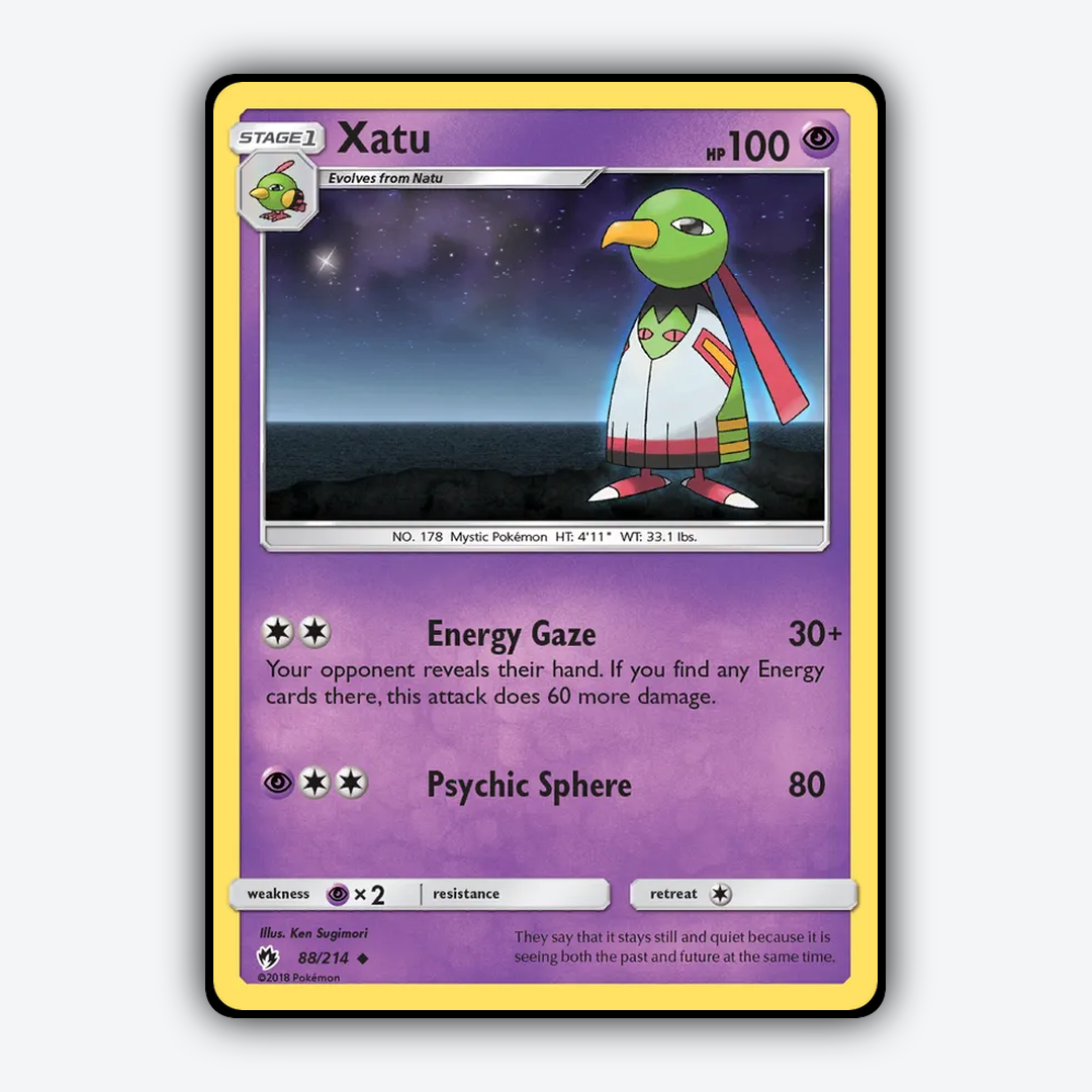 Xatu 088/214 - Lost Thunder Set - Card Rug