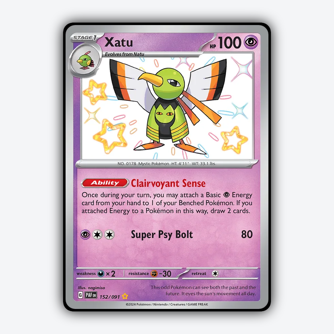 Xatu #152 - Paldean Fates Set - Card Rug