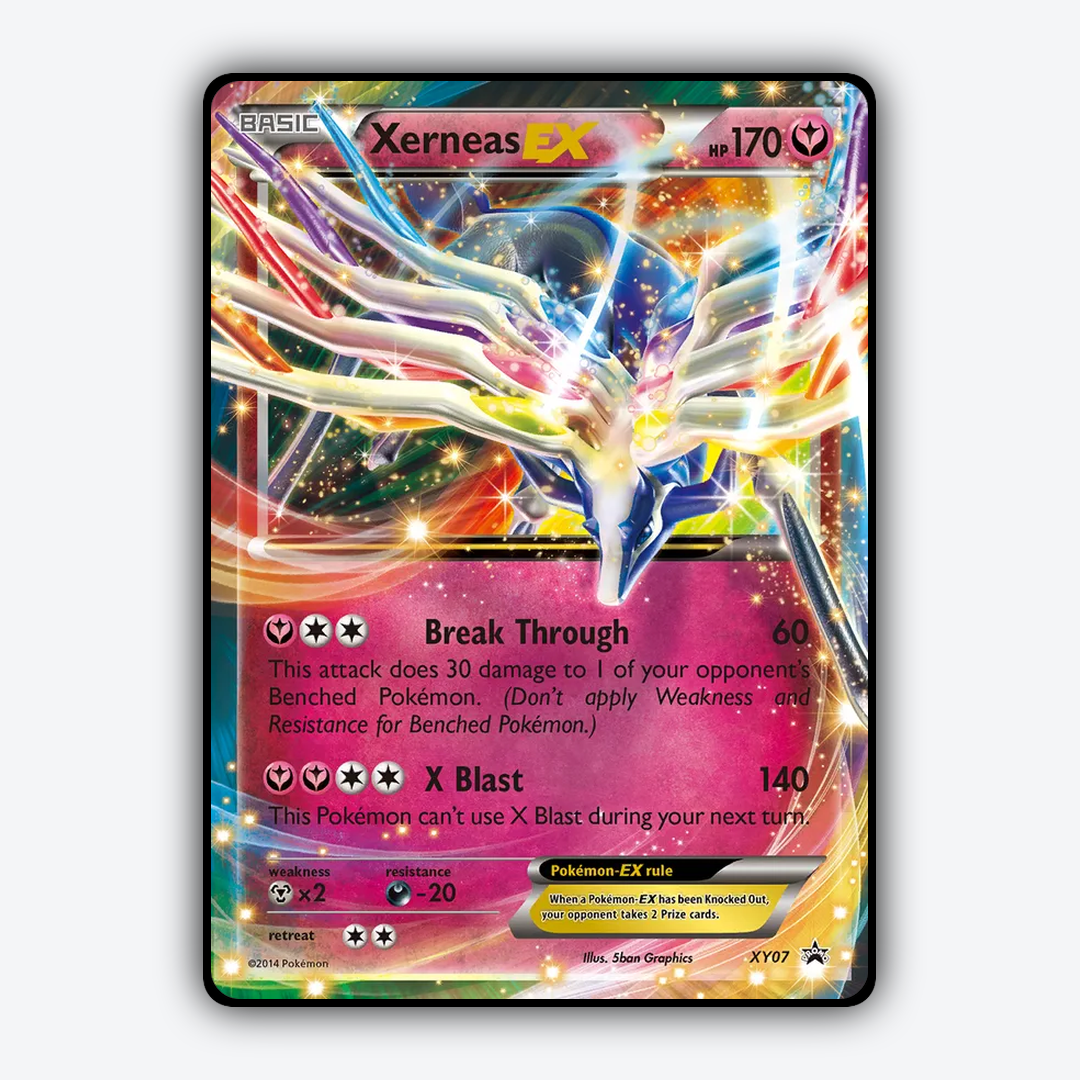 Xerneas-EX #7 - XY Black Star Promos Set - Card Rug
