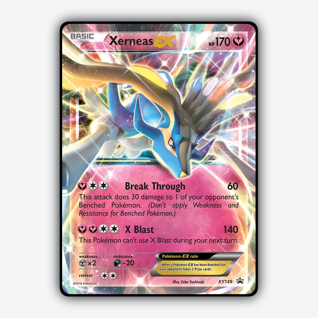 Xerneas-EX #149 - XY Black Star Promos Set - Card Rug