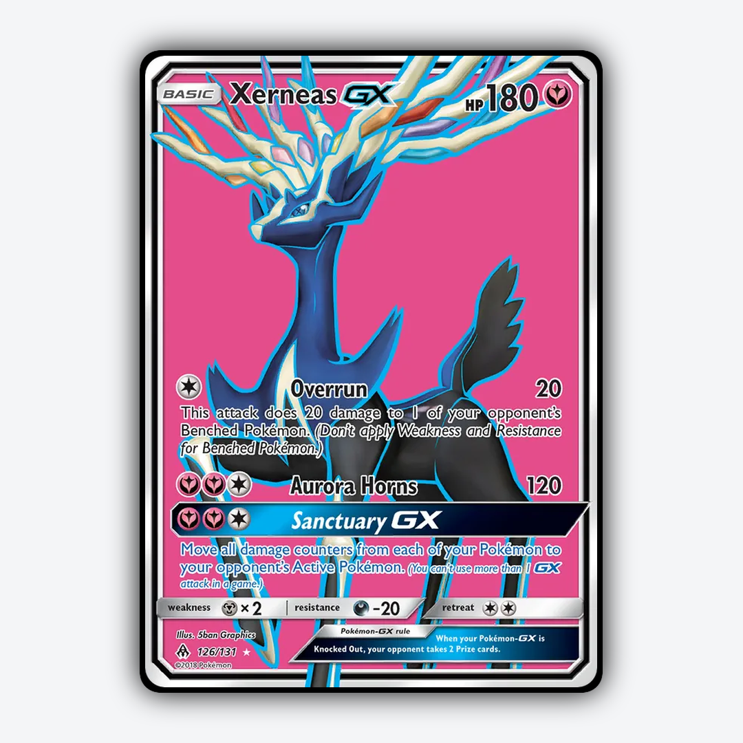 Xerneas-GX 126/131 - Forbidden Light Set - Card Rug