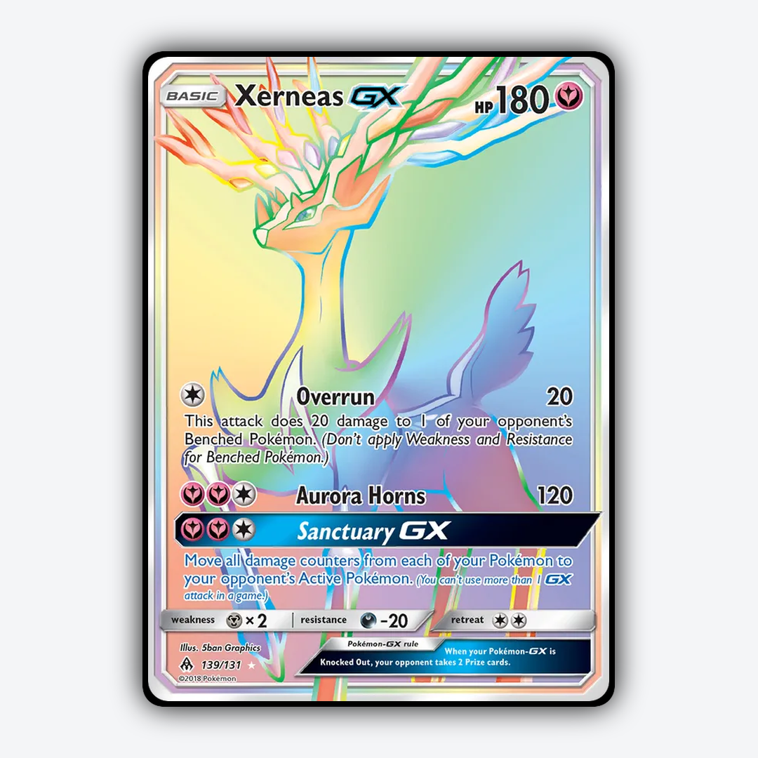 Xerneas-GX 139/131 - Forbidden Light Set - Card Rug