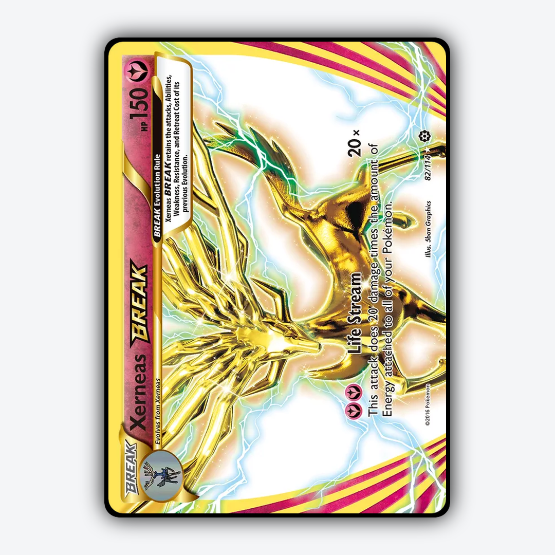 Xerneas BREAK 082/114 - Steam Siege Set - Card Rug