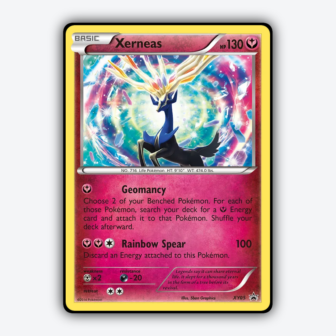 Xerneas #5 - XY Black Star Promos Set - Card Rug