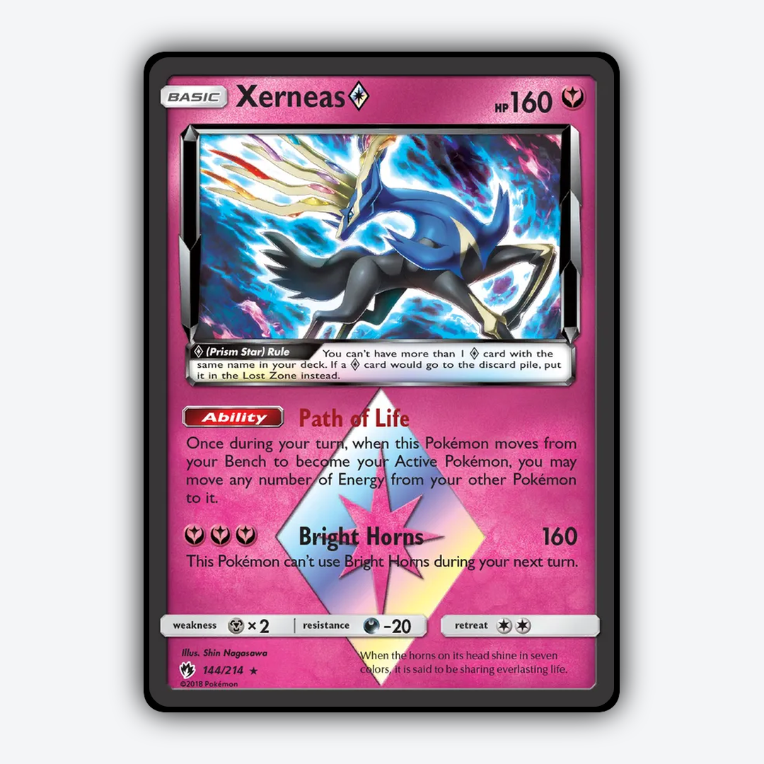Xerneas ◇ 144/214 - Lost Thunder Set - Card Rug