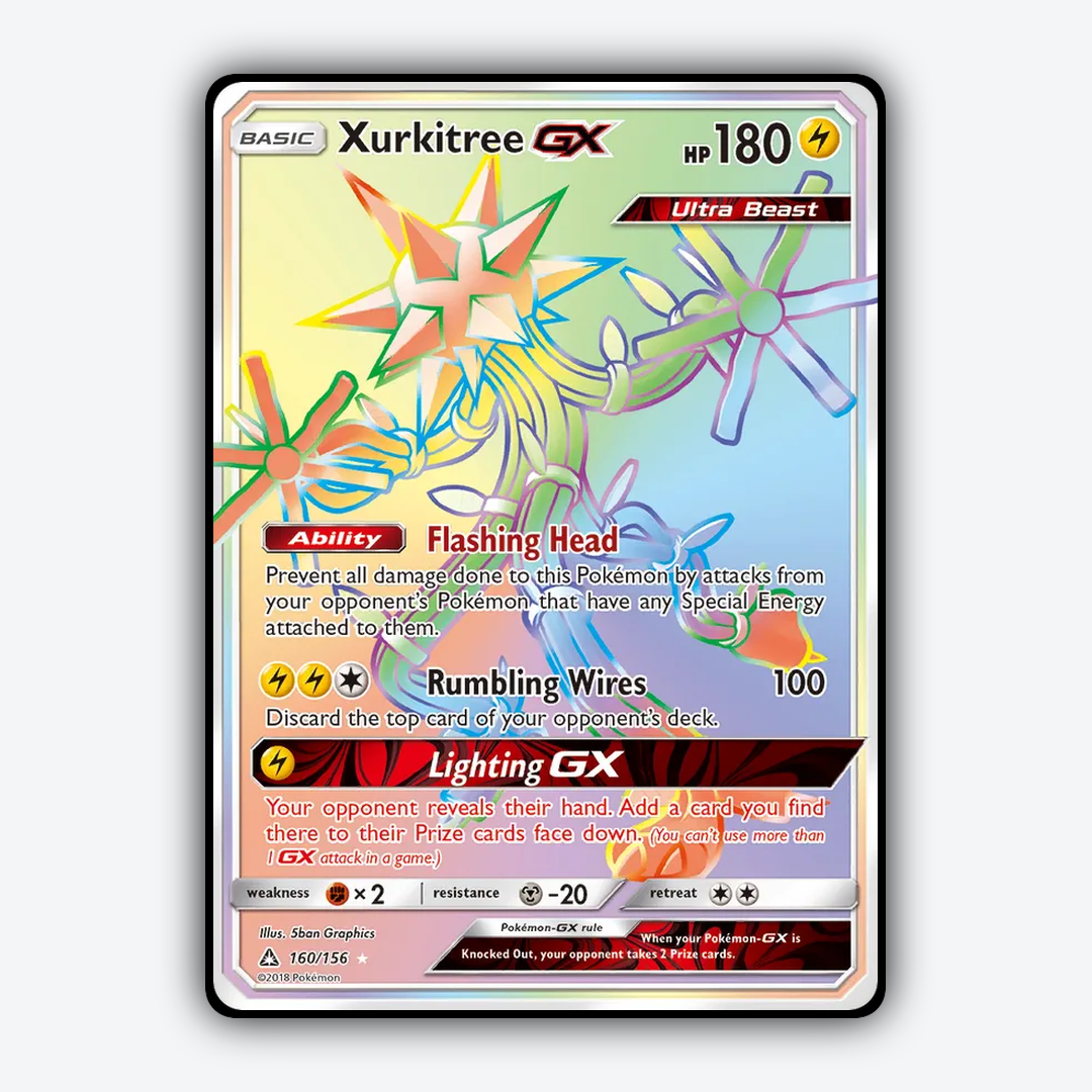 Xurkitree-GX 160/156 - Ultra Prism Set - Card Rug