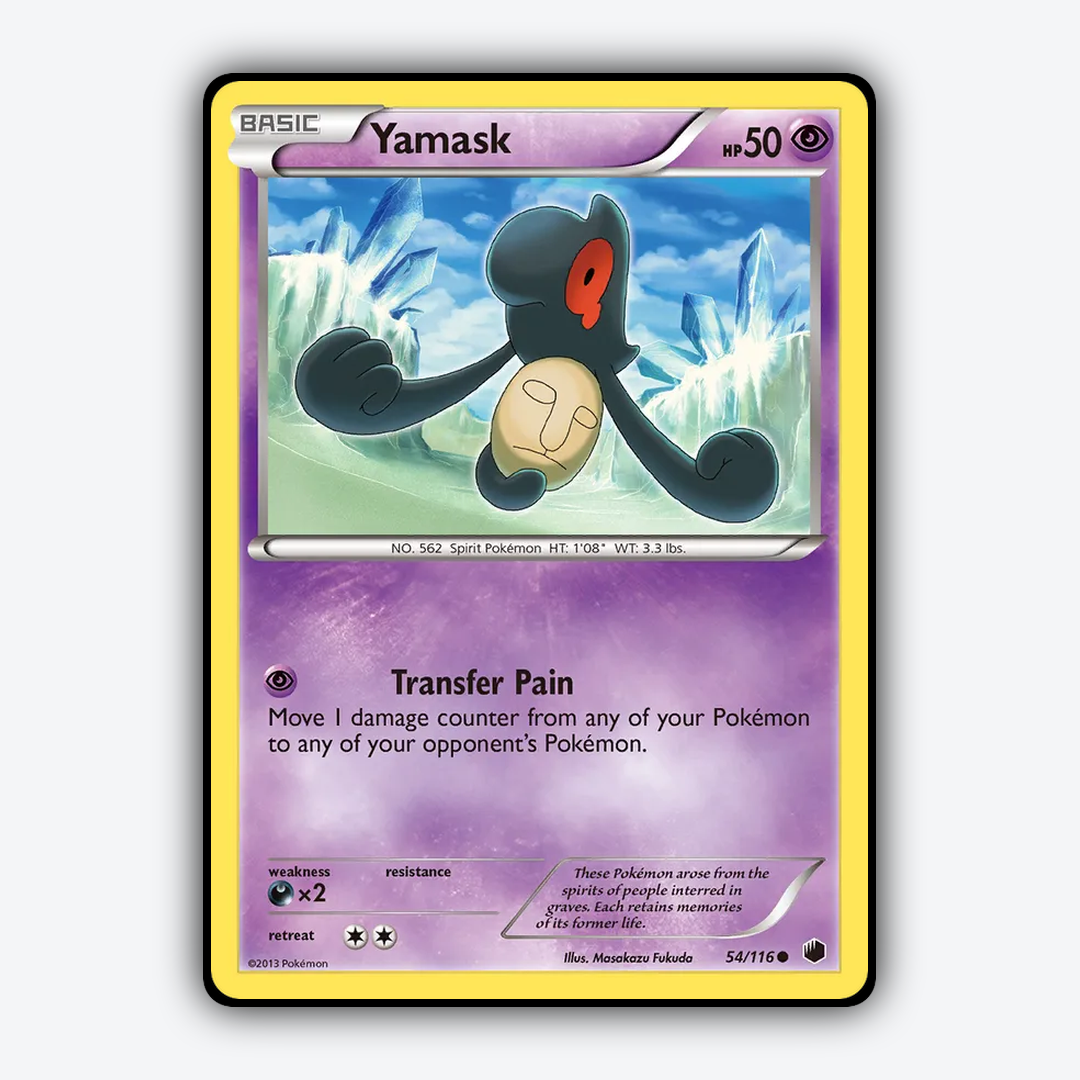 Yamask 054/116 - Plasma Freeze Set - Card Rug