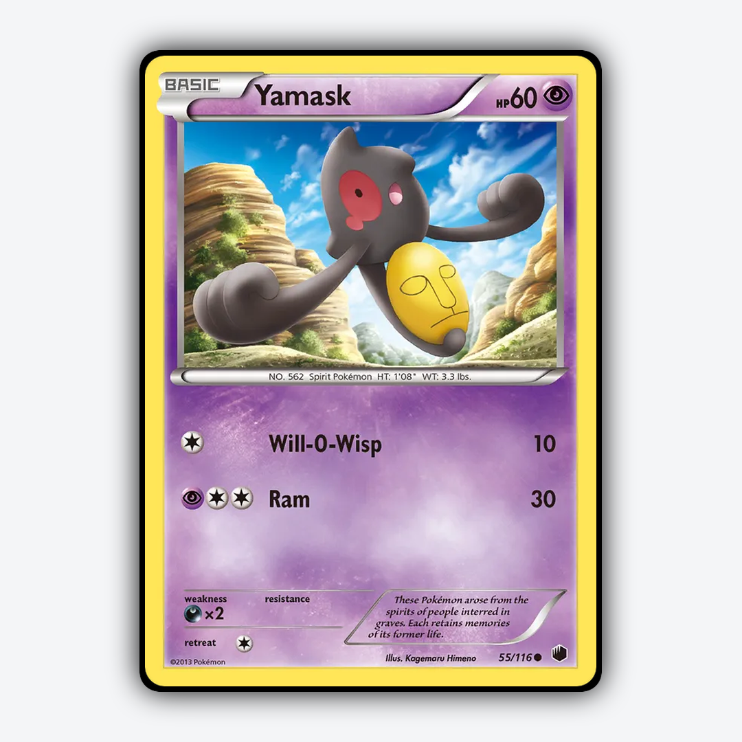Yamask 055/116 - Plasma Freeze Set - Card Rug