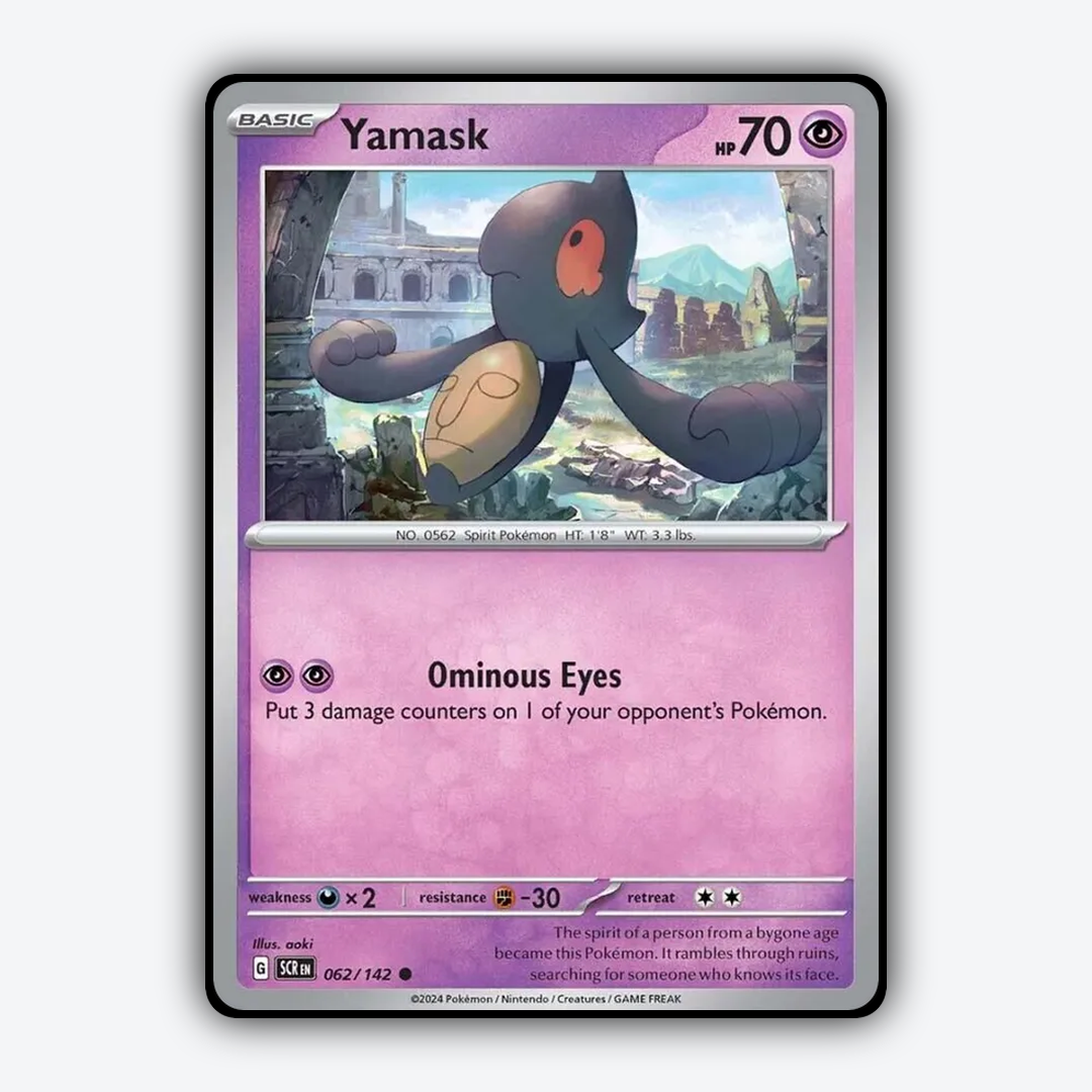 Yamask 062/142 - Stellar Crown Set - Card Rug