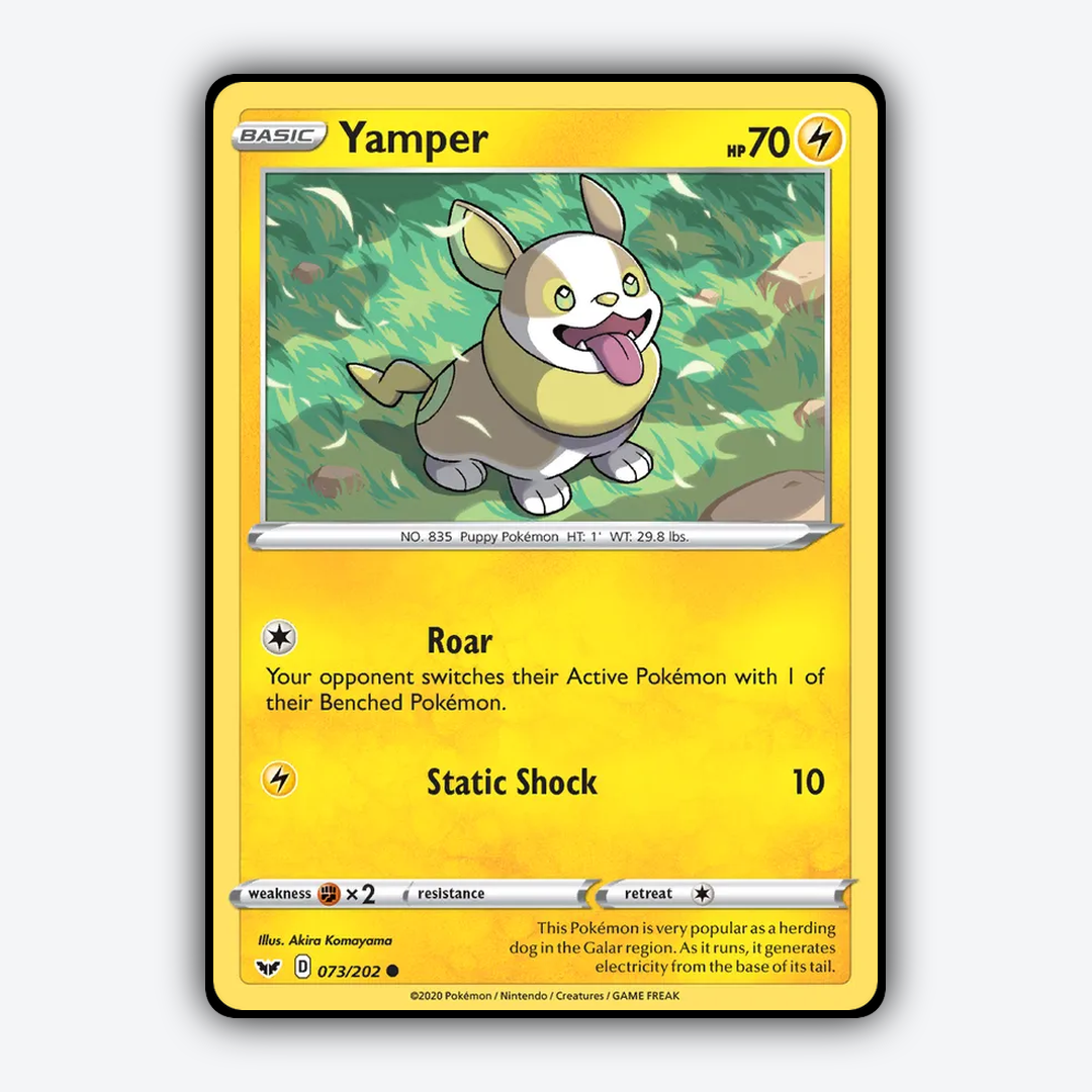 Yamper 073/202 - Sword & Shield Set - Card Rug