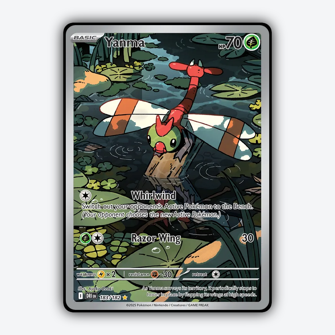 Yanma #183 - Destined Rivals Set - Card Rug