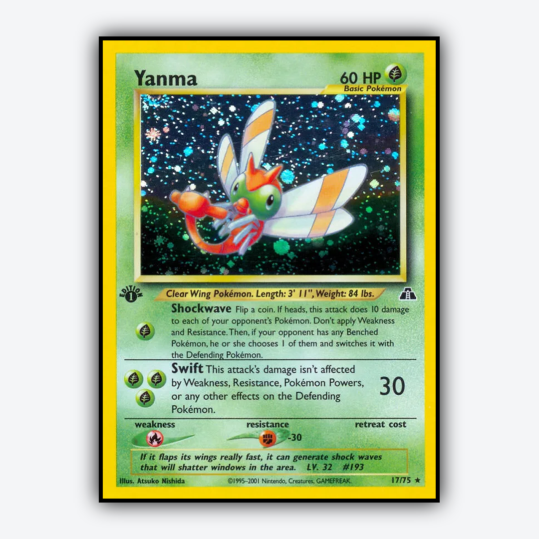 Yanma 017/75 - Neo Discovery Set - Card Rug