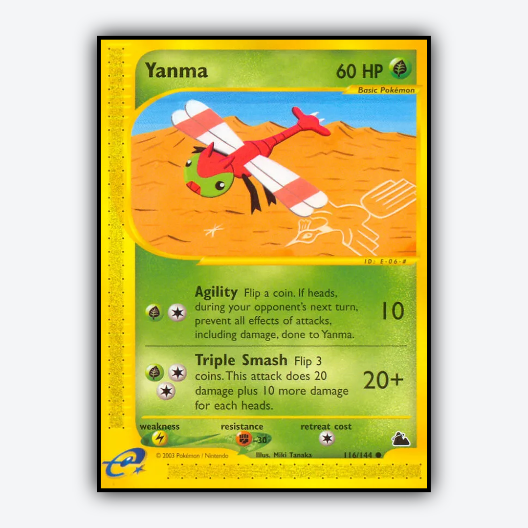 Yanma 116/144 - Skyridge Set - Card Rug
