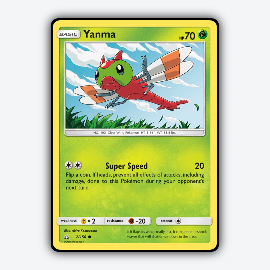 Yanma 002/156 - Ultra Prism Set - Card Rug