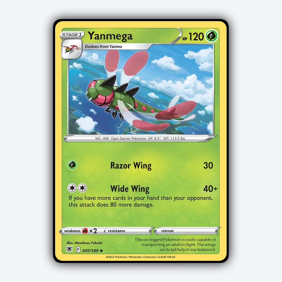 Yanmega 007/189 - Astral Radiance Set - Card Rug