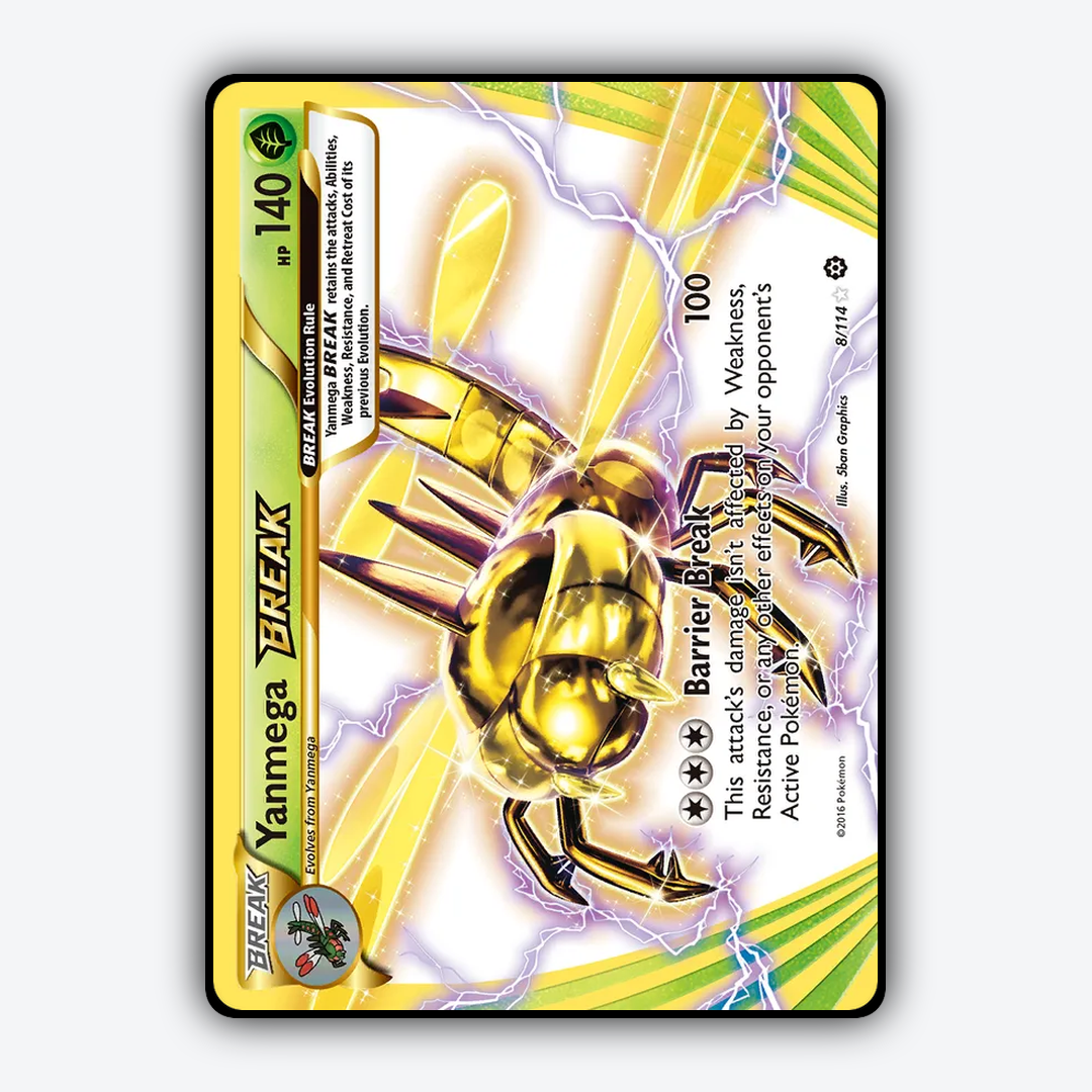 Yanmega BREAK 008/114 - Steam Siege Set - Card Rug