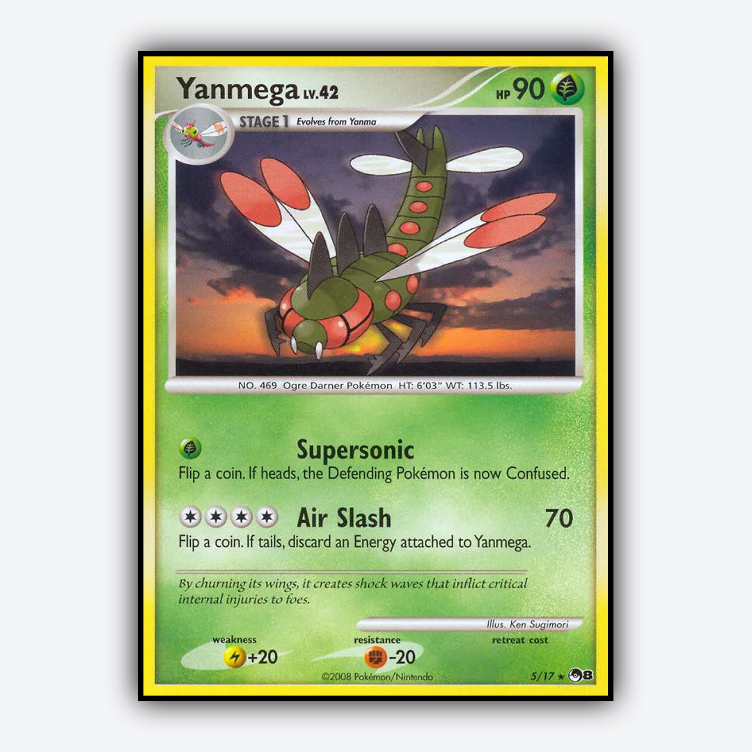 Yanmega 005/17 - POP Series 8 Set - Card Rug