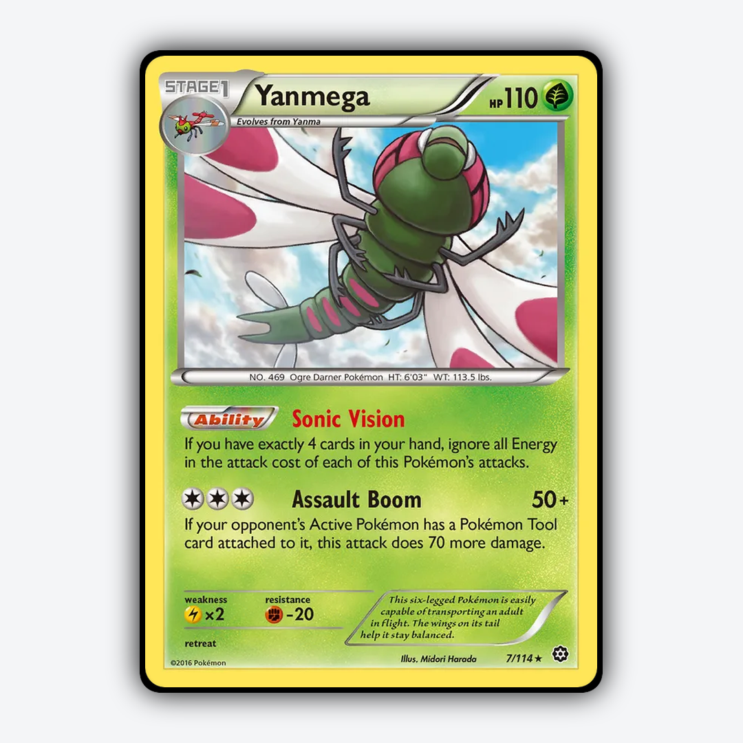 Yanmega 007/114 - Steam Siege Set - Card Rug
