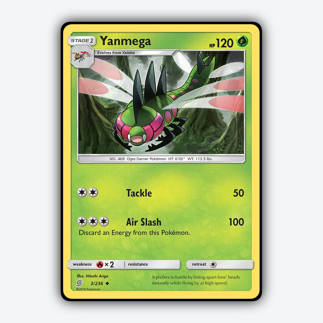 Yanmega 003/236 - Unified Minds Set - Card Rug